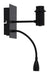 Light & Living Wandlamp Regina met LED-flex - Mat Zwart