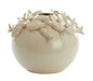 Light & Living Vaas Fish Keramiek, 32cm - Crème - Rond