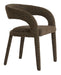 Light & Living Eetkamerstoel Kyran Geweven stof - Chocoladebruin