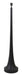 Light & Living Vloerlamp Jovany Hout, 135cm - Mat Zwart (excl. kap) - Rond