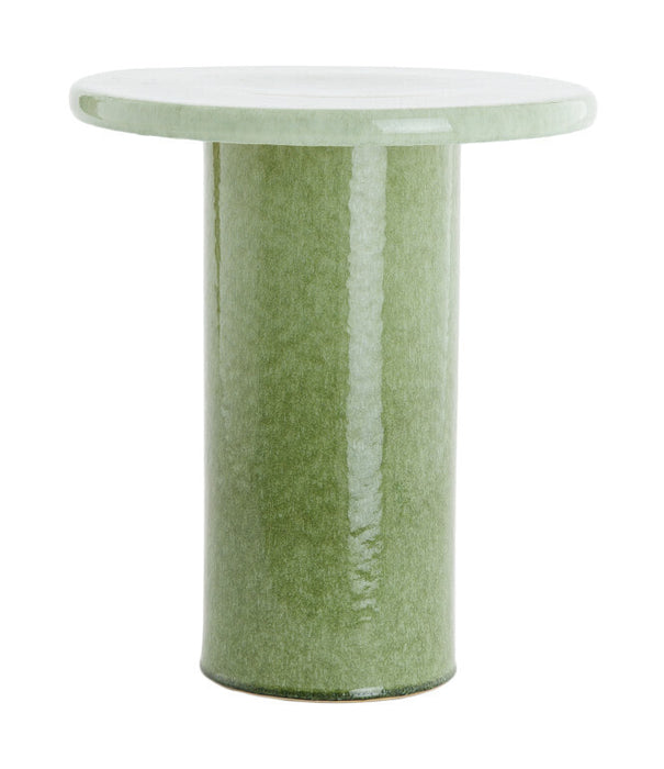 Light & Living Ronde Bijzettafel Tudo Keramiek, Ø40cm - Mintgroen