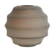 Light & Living Vaas Nayoro Glas, 29cm - Lichtbruin - Rond