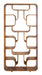 Light & Living Wandkast Labare 200 x 100cm - Lichtbruin