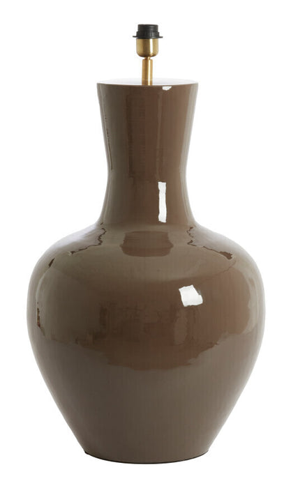 Light & Living Lampvoet Nana 69cm - Donkerbruin (excl. kap) - Rond