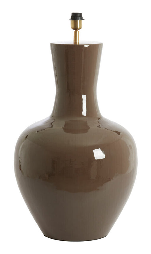Light & Living Lampvoet Nana 69cm - Donkerbruin (excl. kap) - Rond