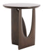 Light & Living Ronde Bijzettafel Djavano Mangohout, Ø45cm - Chocoladebruin
