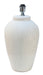 Light & Living Lampvoet Vesuvius Keramiek, 55cm - Wit (excl. kap) - Rond