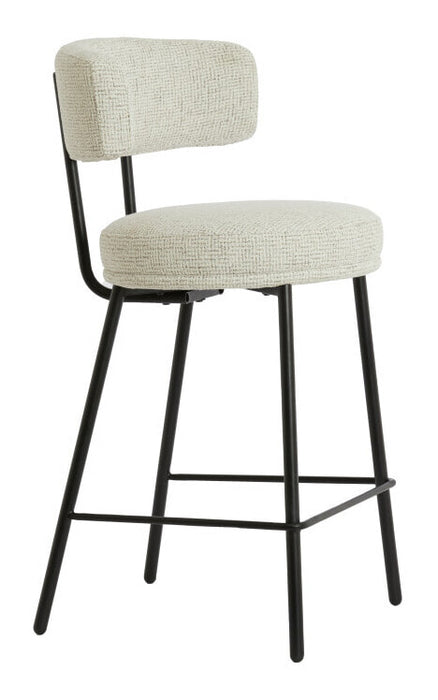 Light & Living Barkruk Harvie Geweven stof - Crème (zithoogte 64cm)