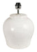 Light & Living Lampvoet Etna Keramiek, 40cm - Antiek Wit (excl. kap) - Rond