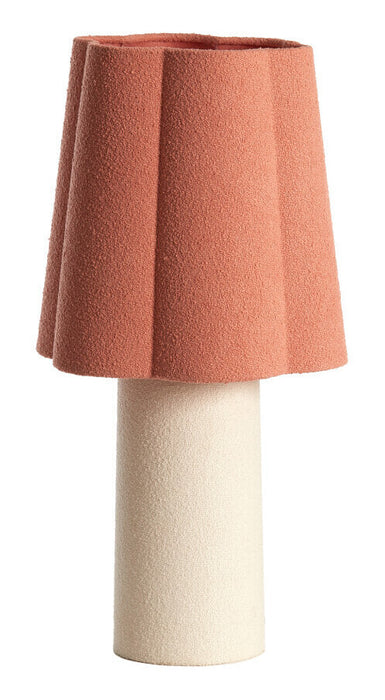 Light & Living Tafellamp Musaby 50cm - Wit/Roze - Rond