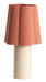 Light & Living Tafellamp Musaby 50cm - Wit/Roze - Rond