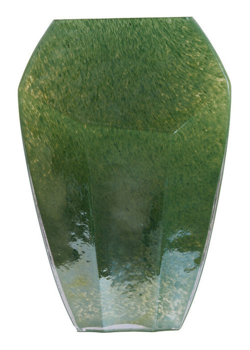 Light & Living Vaas Vionna Glas, 45cm - Donkergroen - Ovaal