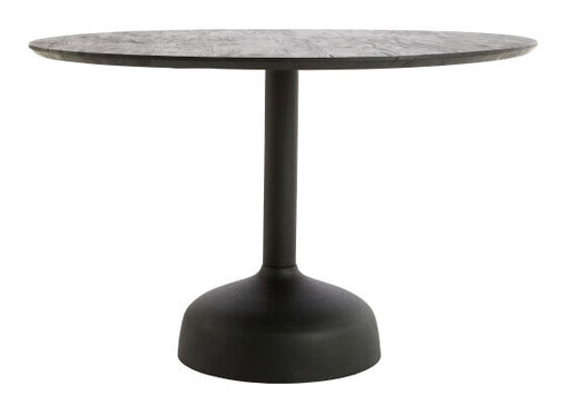 Light & Living Ronde Eettafel Tunja Mangohout, Ø120cm - ZWART
