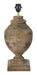 Light & Living Lampvoet Milazzo Hout, 45cm - Weather Barn (excl. kap) - Vierkant