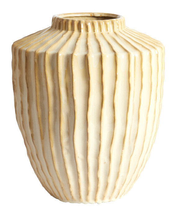 Light & Living Vaas Talea Keramiek, 40cm - Zand/Beige - Rond