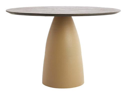 Light & Living Ronde Eettafel Palmira Hout en metaal, Ø120cm - Bruin