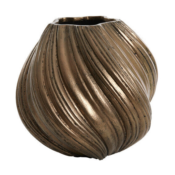 Light & Living Vaas Yatung 48cm - Antiek Brons - Rond