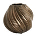 Light & Living Vaas Yatung 48cm - Antiek Brons - Rond