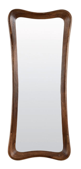 Light & Living Organische Spiegel Alamos Hout, 160 x 68cm - Roodbruin