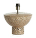 Light & Living Lampvoet Yasur Keramiek, 22cm - Crème (excl. kap) - Rond
