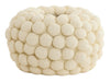 Light & Living Vaas Sea Urchin 23cm - Crème - Rond