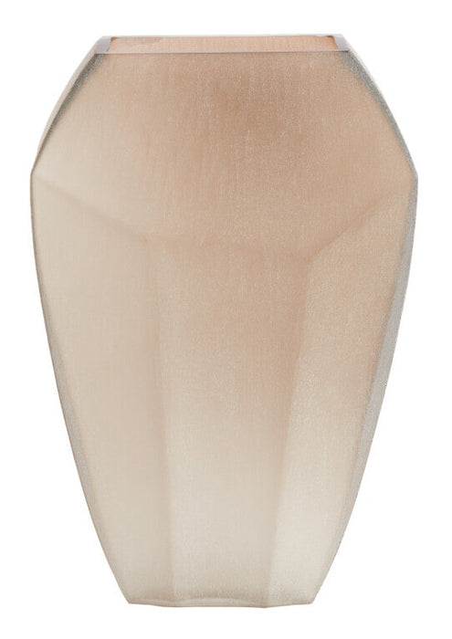 Light & Living Vaas Vionna Glas, 45cm - Lichtbruin - Ovaal