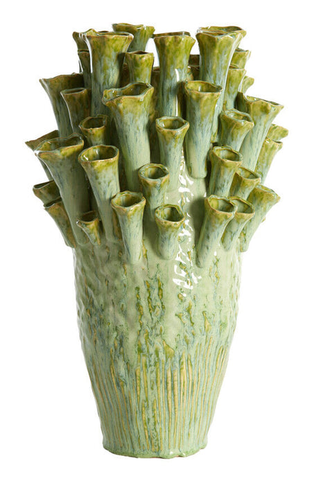 Light & Living Vaas Kyral Keramiek, 47cm - Mintgroen - Rond