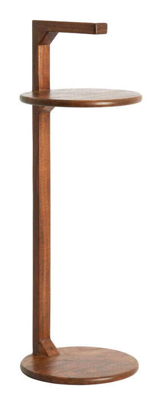 Light & Living Ronde Bijzettafel Delmino Acaciahout, Ø26cm - Bruin