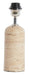 Light & Living Lampvoet Malakai Travertin-look, 18cm - Zand (excl. kap) - Rond
