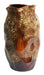 Light & Living Vaas Althea Keramiek, 45cm - Donkerbruin/Oranje - Rond