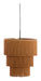 Light & Living Hanglamp Malaika 3-lamps Ø45cm Bruin Rond