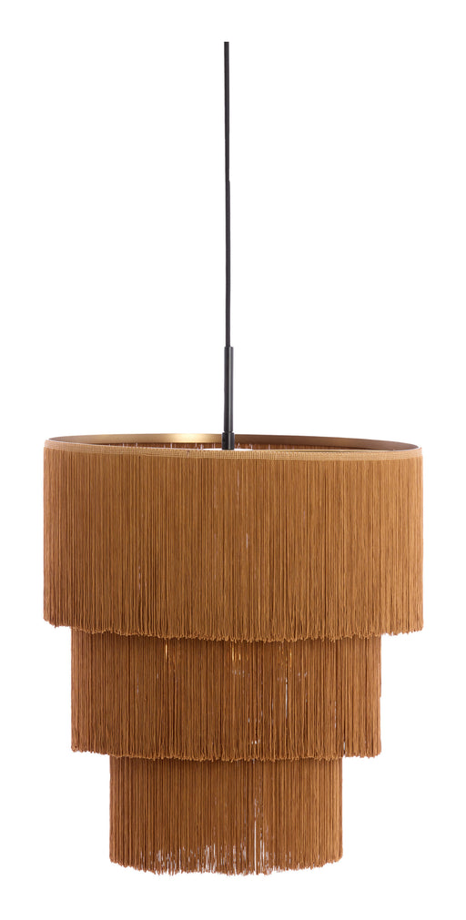 Light & Living Hanglamp Malaika 3-lamps Ø45cm Bruin Rond
