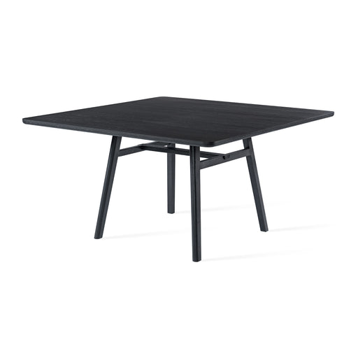 Jesper Home Vierkante Eettafel Surnu Eiken, 140 x 140cm - Zwart - ThatLyfeStyle