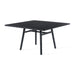 Jesper Home Vierkante Eettafel Surnu Eiken, 140 x 140cm - Zwart