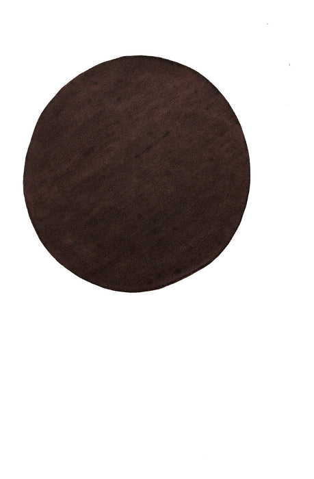 Light & Living Rond Vloerkleed Arcola 180cm - Donkerbruin