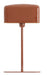 Light & Living Tafellamp Elenie 48cm - Roodbruin