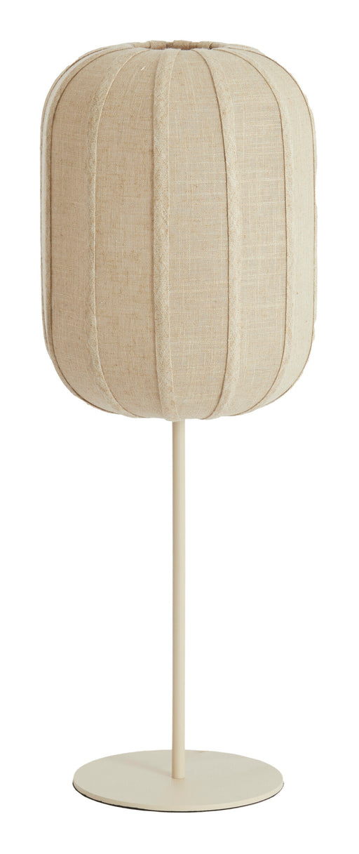 Light & Living Tafellamp Solune Linnen, 70cm - NATUREL - Rond
