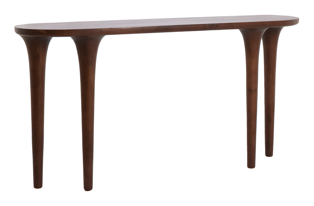 Light & Living Organische Sidetable Zali Acaciahout, 150cm - Donkerbruin