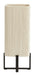 Light & Living Tafellamp Wyn Touw, 39cm - Crème - Vierkant