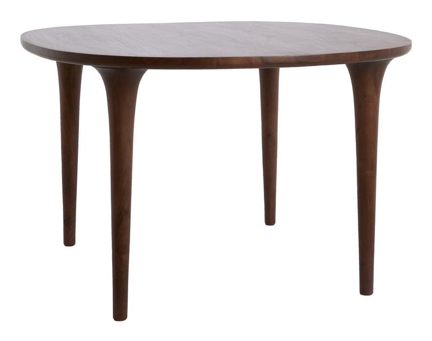 Light & Living Eettafel Zale Acaciahout, Ø120cm - Donkerbruin - Rond