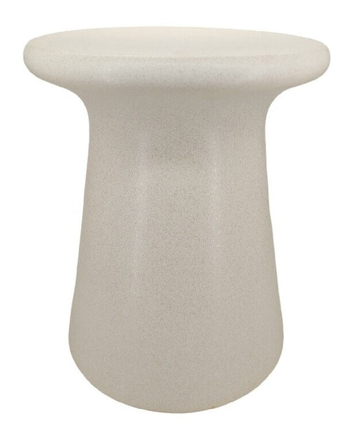 Light & Living Ronde Bijzettafel Sento Keramiek, Ø35cm - Crème