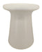 Light & Living Ronde Bijzettafel Sento Keramiek, Ø35cm - Crème