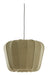 Light & Living Hanglamp Zubedo Textiel Ø60 cm - Olijfgroen - Rond