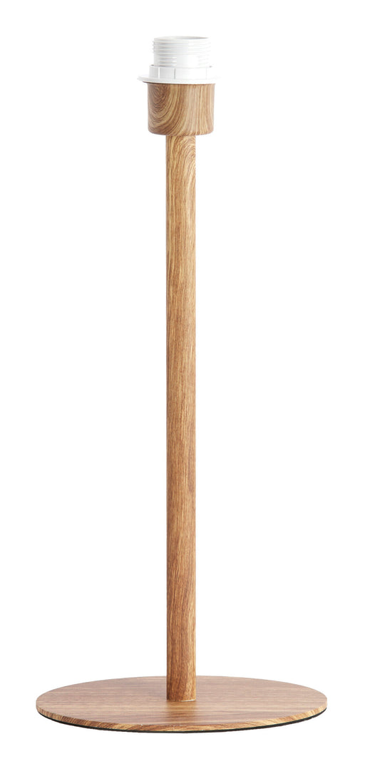 Light & Living Lampvoet Cerini Houtlook, 46cm - Naturel (excl. kap) - Ovaal