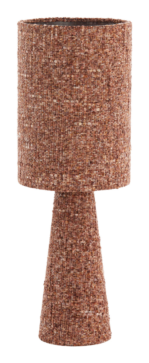 Light & Living Tafellamp Micky Bouclé 58 cm - Bordeaux - Rond