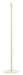 Light & Living Vloerlamp Cerini 130cm - Crème (excl. kap) - Ovaal