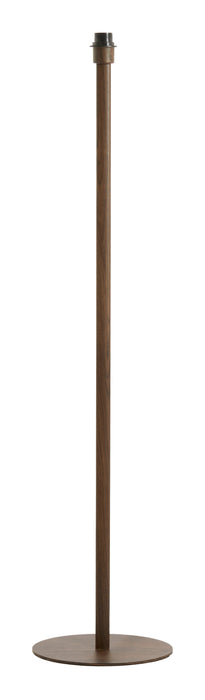 Light & Living Vloerlamp Cerini Metaal, 130cm - Donkerbruin (excl. kap) - Ovaal