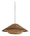 Light & Living Hanglamp Owana Zeegras, Ø80cm - Naturel/Bruin - Rond