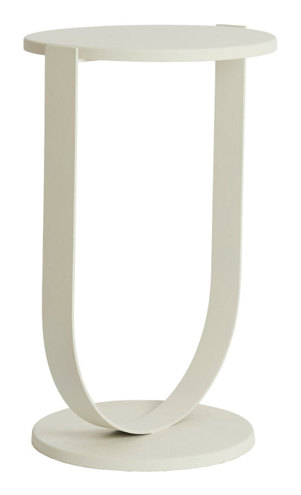 Light & Living Ronde Bijzettafel Triana Ø45cm - Crème