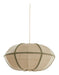 Light & Living Hanglamp Mirelys Ø61cm - Naturel/Olijfgroen - Rond